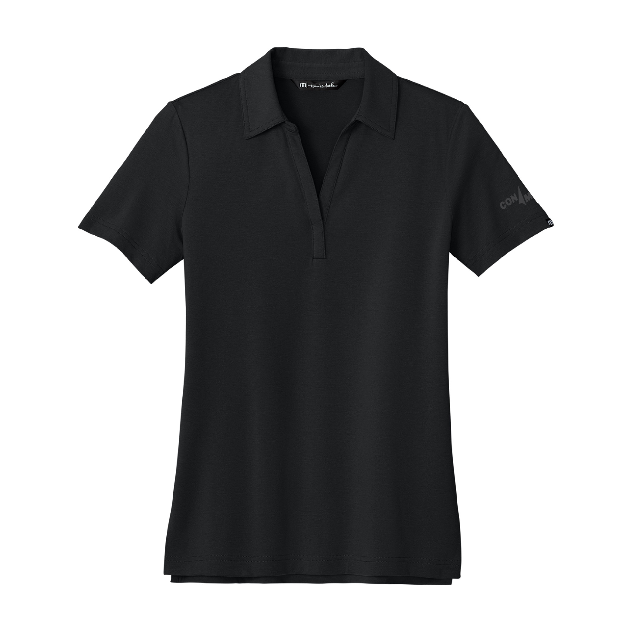 TravisMathew Women's Glenview Solid Polo - Black